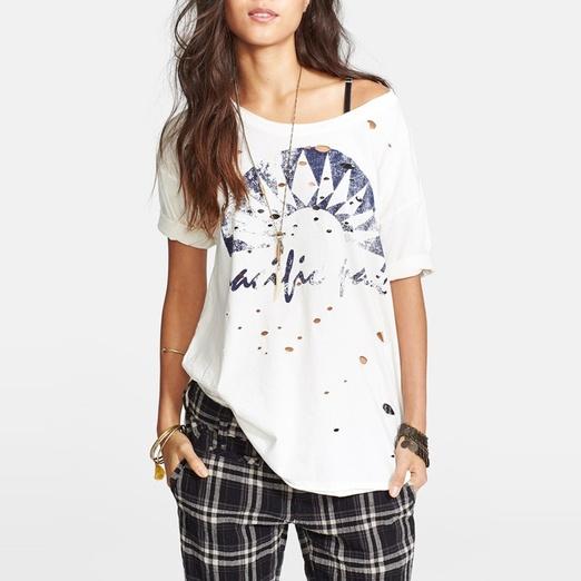 Free People Tee - Boyfriend Graphic
